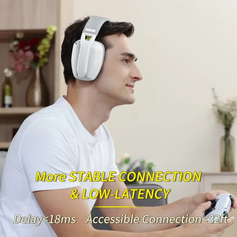 Wireless Gaming Headset With Mic – 2.4GHz & Bluetooth