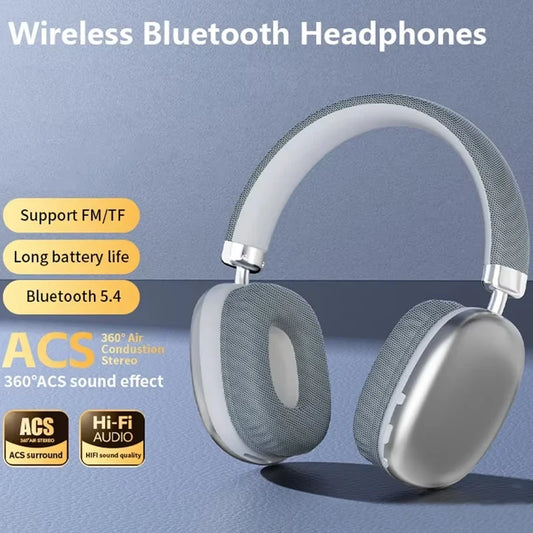 Bluetooth Over-Ear Headphones – Wireless & Wired with Mic