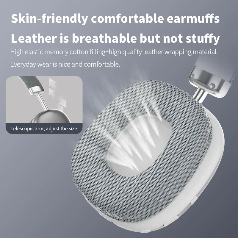 Bluetooth Over-Ear Headphones – Wireless & Wired with Mic