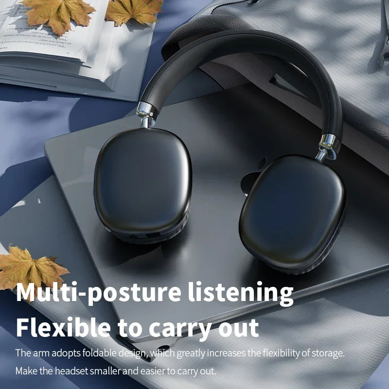 Bluetooth Over-Ear Headphones – Wireless & Wired with Mic