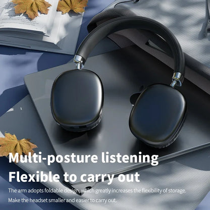 Bluetooth Over-Ear Headphones – Wireless & Wired with Mic